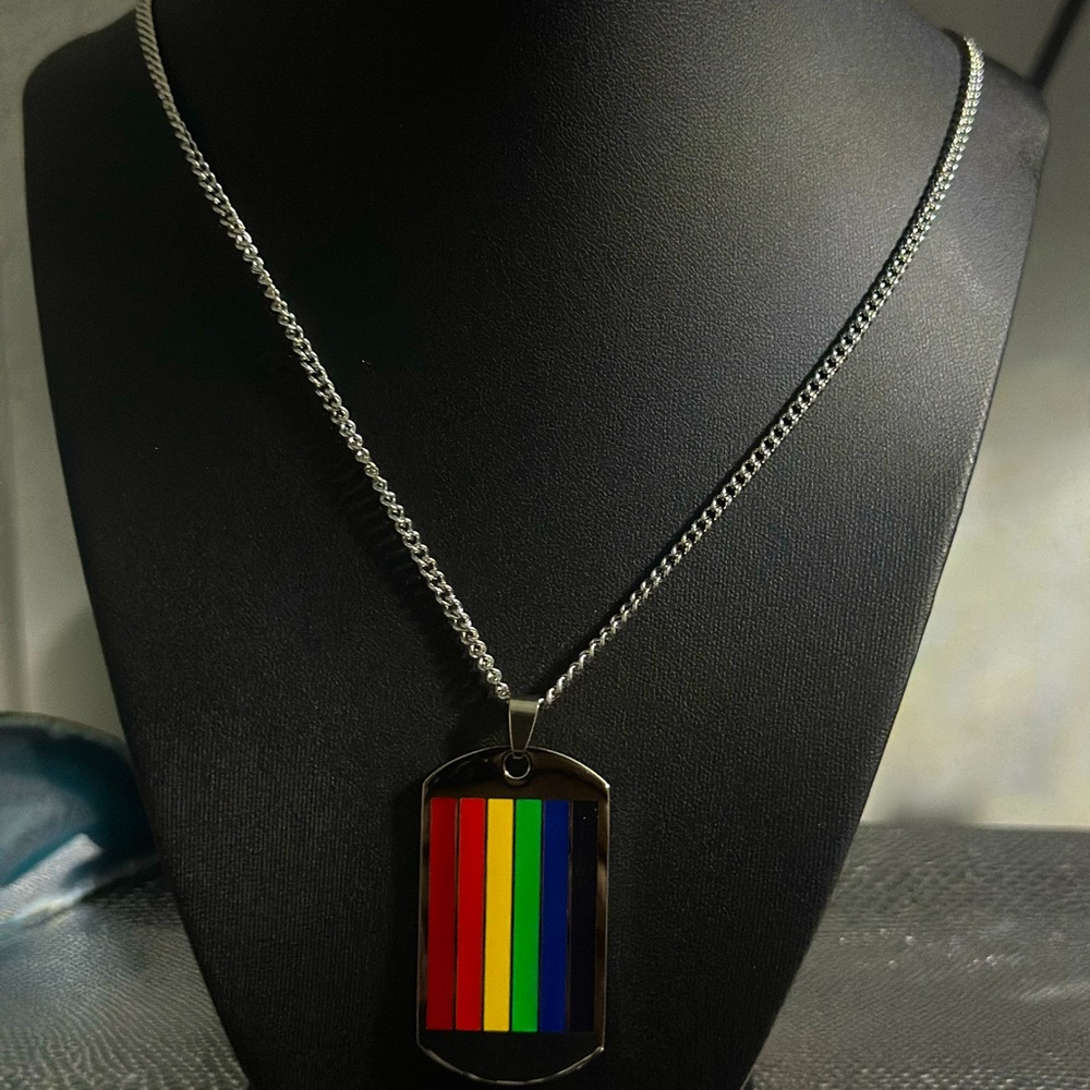 My Pride beaded chain and Charm set Unisex